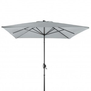 Naklápěcí slunečník s klikou Derby Basic Lift NEO 2,5 x 2 m - světle šedý