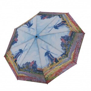 Doppler Magic Mini Monet ""Větrné mlýny"" - dámský plně automatický deštník