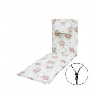 Doppler ELEGANT 2232 - polstr na zahradní lehátko s podhlavníkem