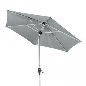 Slunečník s automatickým naklápěním klikou Doppler ACTIVE 210 cm - světle šedý