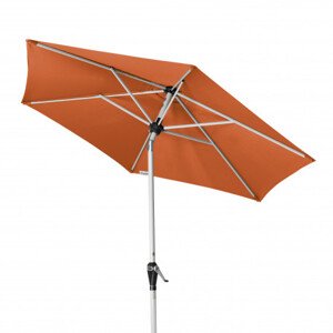 Slunečník s automatickým naklápěním klikou Doppler ACTIVE 210 cm - terakota (cihlová)