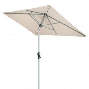 Slunečník s automatickým naklápěním klikou Doppler ACTIVE 210x140 cm - přírodní (slonovinová kost)