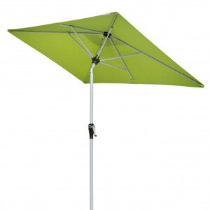 Slunečník s automatickým naklápěním klikou Doppler ACTIVE 210x140 cm - zelený