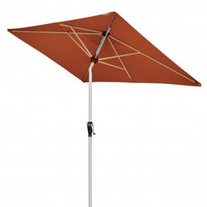 Slunečník s automatickým naklápěním klikou Doppler ACTIVE 210x140 cm - terakota (cihlová)