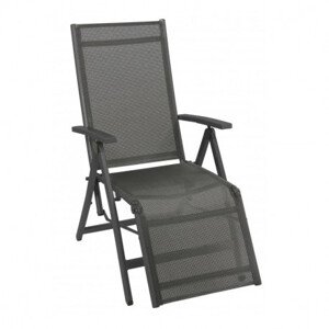 Doppler ACTIVE šedé - zahradní relaxační polohovací křeslo