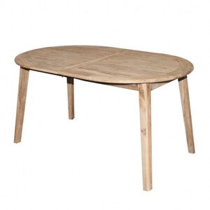 Doppler TECTONA - zahradní dřevěný rozkládací teakový stůl 150/200 x 95 x 75 cm