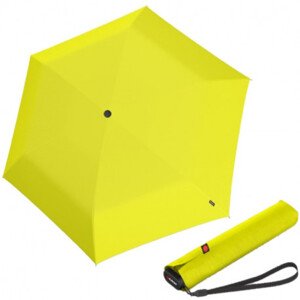 Lehký dámský skládací plochý deštník - Knirps US.050 YELLOW