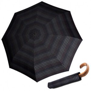 Pánský vystřelovací deštník - Knirps S.570 LARGE CHECK BLACK