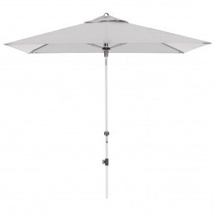 Slunečník s automatickým naklápěním Doppler EXPERT 220 x 140 cm - světle šedý