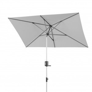 Zahradní středový slunečník Knirps KNIRPS APOLL 260 x 165 cm - Světle šedý