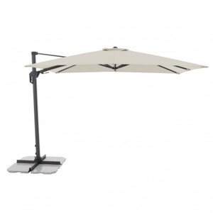 Moderní slunečník s boční nohou Doppler ACTIVE 310 x 210 cm - přírodní (slonovinová kost)