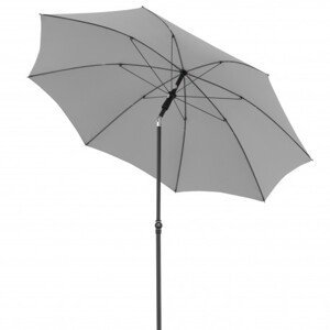 Slunečník se středovou nohou Doppler ACTIVE 210 cm - světle šedý