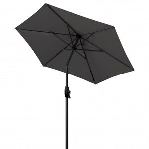 Naklápěcí slunečník s klikou Derby Basic Lift NEO 180 cm - antracit