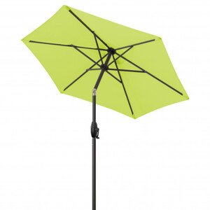 Naklápěcí slunečník s klikou Derby Basic Lift NEO 180 cm - zelený