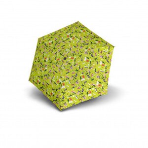Knirps Knirps US.050 ultra light slim manual embracing neon - lehký dámský skládací plochý deštník