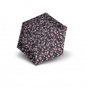 Knirps Knirps US.050 ultra light slim manual embracing black  - lehký dámský skládací plochý deštník