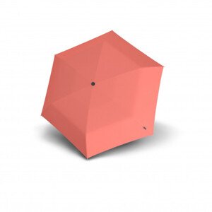 Knirps Knirps US.050 ultra light slim manual salmon - lehký dámský skládací plochý deštník