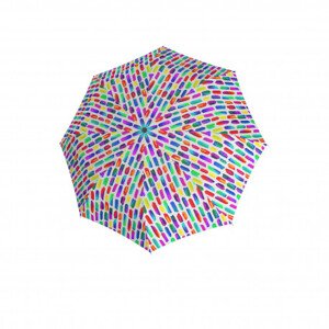 Knirps Knirps A.050 medium manual create crystal  - elegantní skládací deštník