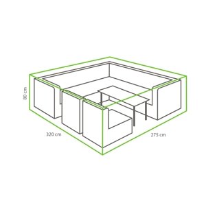 Ochranná plachta na sedací soupravu 320x275