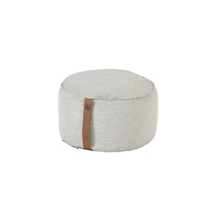 Puff taburetka šedá 58 cm