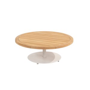Volta konferenční stolek bílý Ø 80 cm