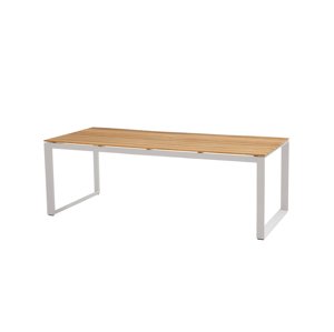 Heritage Teak jídelní stůl bílý 220 cm