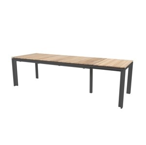 Optimum Teak roztahovací jídelní stůl antracit 220-340 cm