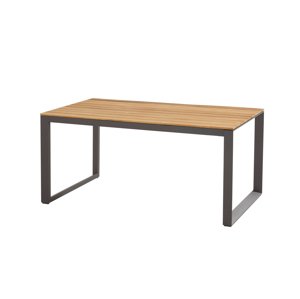 Heritage Teak jídelní stůl antracit 160 cm