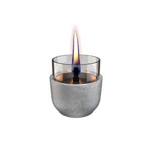Violet Lava Porcelain svícen šedý 8 cm