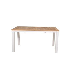 Panama roztahovací stůl s teakovou deskou (152-210 cm)